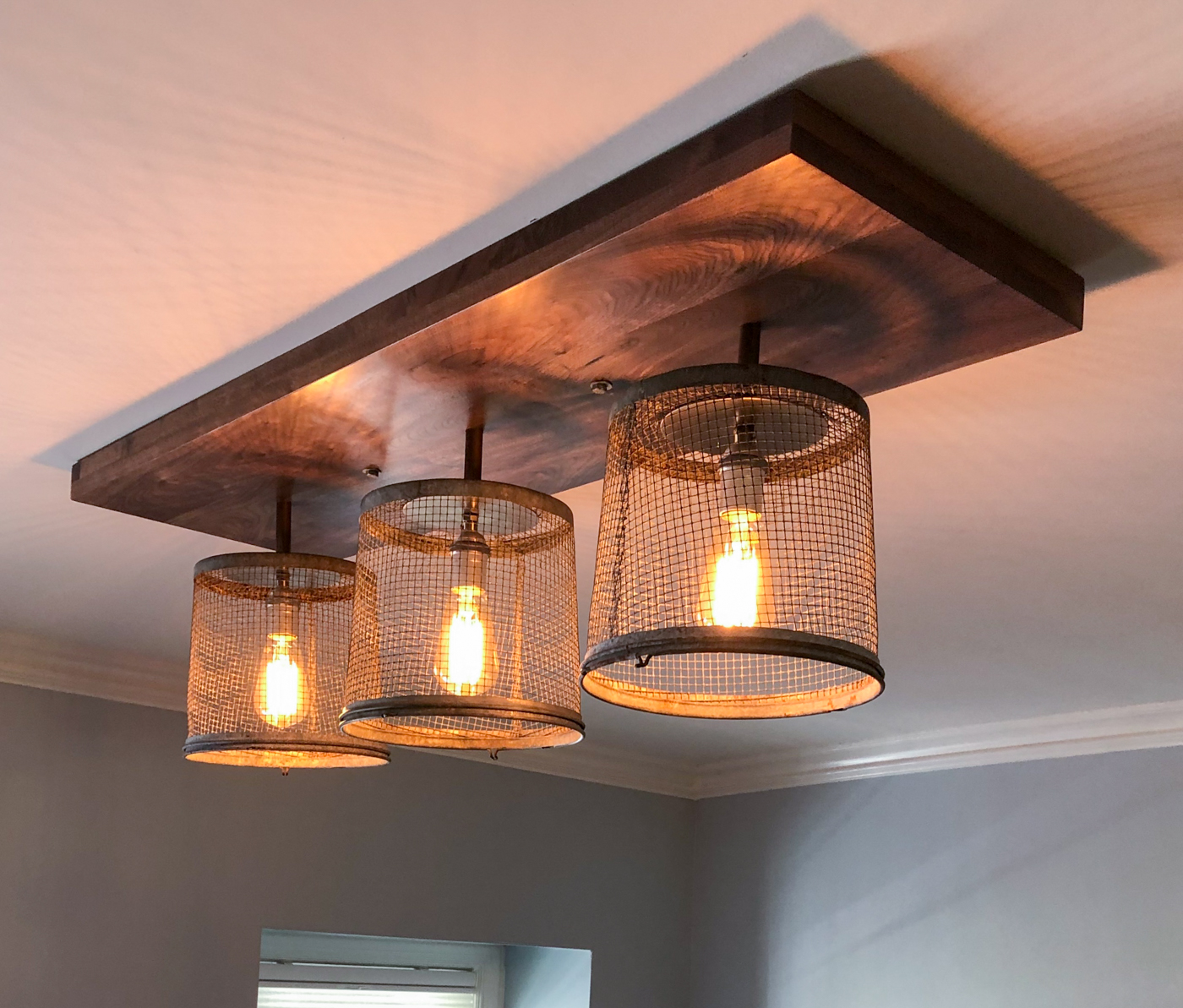 Minnow Cage Lighting Fixture